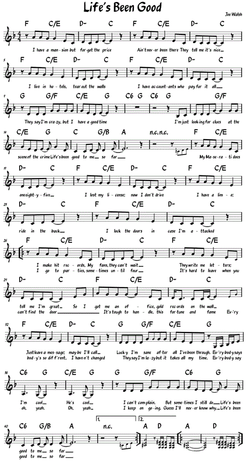 Sheet Music